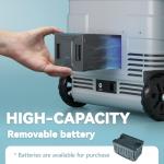 12V Electric Cooler and Portable Fridge with Wheels