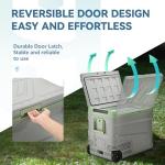 12V Electric Cooler and Portable Fridge with Wheels