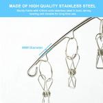 10-Clip Clothes Drying Rack for Closet 6-Pack