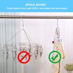 10-Clip Clothes Drying Rack for Closet 6-Pack