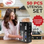 Kaluns 50-Piece Heat-Resistant Silicone Utensil Set