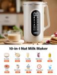 KIDISLE 10-in-1 Nut Milk and Soup Maker