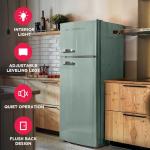 Frigidaire Retro 2-Door Apartment Refrigerator - Mint