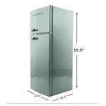 Frigidaire Retro 2-Door Apartment Refrigerator - Mint