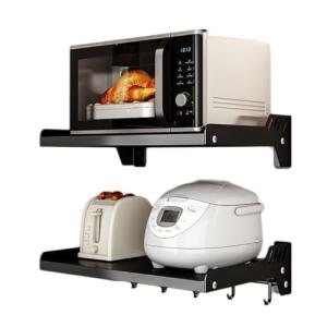 Wall Mount Microwave Oven Shelf and Organizer