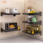 Wall Mount Microwave Oven Shelf and Organizer