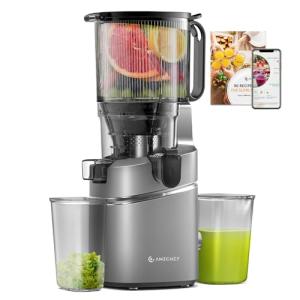 AMZCHEF Cold Press Juicer for Whole Fruits & Veggies