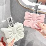 Ceramic Bowtie Soap and Sanitizer Dispenser - Yellow