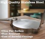 Stainless Steel 11-Inch Tortilla Press – Heavy Duty