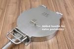 Stainless Steel 11-Inch Tortilla Press – Heavy Duty