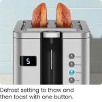 Chefman 2-Slice Stainless Steel Digital Toaster