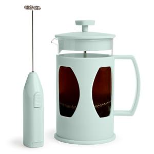 French Press and Milk Frother Coffee Set