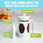 French Press and Milk Frother Coffee Set