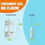 French Press and Milk Frother Coffee Set