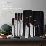 FULLHI 14-Piece Japanese Stainless Steel Knife Set