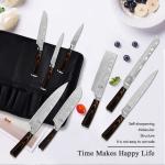 FULLHI 14-Piece Japanese Stainless Steel Knife Set