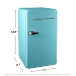 Frigidaire 3.2 Cu Ft Retro Blue Mini Fridge