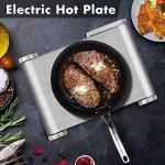 CUSIMAX 1500W Electric Hot Plate with Adjustable Heat