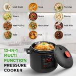 NutriChef 6-Quart Digital Pressure Cooker