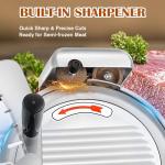 Electric 10" Meat Slicer with Adjustable Thickness