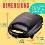 Ceramic Nonstick Mini Snack Sandwich Maker