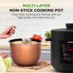 NutriChef 6-Quart Digital Pressure Cooker