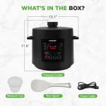 NutriChef 6-Quart Digital Pressure Cooker