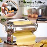 AITRAI Manual Pasta Maker with Adjustable Thickness