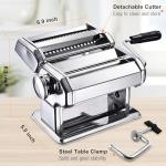AITRAI Manual Pasta Maker with Adjustable Thickness
