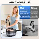 Adjustable Handheld Steam Cleaner for Home & Car