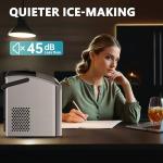 EUHOMY Portable Nugget Ice Maker for Home and Parties