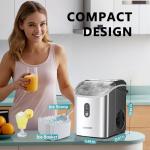 EUHOMY Portable Nugget Ice Maker for Home and Parties