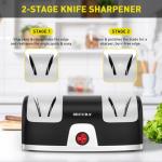 Secura Electric Knife Sharpener with Diamond Abrasives