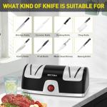 Secura Electric Knife Sharpener with Diamond Abrasives