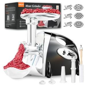 Powerful 3000W Electric Meat Grinder with Accessories