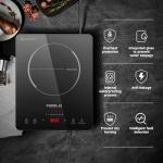 Portable Induction Cooktop with Turbo Cooling, 1800W