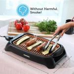 Courant Smokeless Indoor Electric Grill with Non-Stick Coating