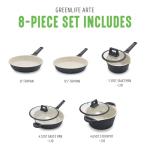 GreenLife 8-Piece Nonstick Ceramic Cookware Set