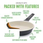 GreenLife 8-Piece Nonstick Ceramic Cookware Set