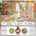 KingAcc 8-Cup Food Processor & Meat Grinder