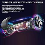 KingAcc 8-Cup Food Processor & Meat Grinder