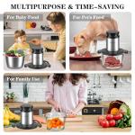 KingAcc 8-Cup Food Processor & Meat Grinder