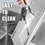 NIOSAVM Stainless Steel Mandoline Slicer with Gloves