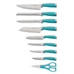 Hampton Forge Epicure 15-Piece Aqua Knife Set