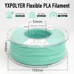 Mint Green Food-Safe PLA 3D Printer Filament 1.75mm