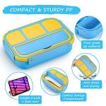 QQKO Kids Bento Lunch Box with Utensils