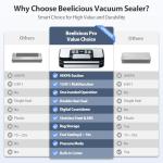 Powerful Vacuum Sealer with Easy-Lock Handle