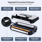 Powerful Vacuum Sealer with Easy-Lock Handle