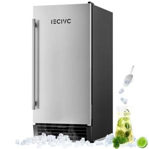 IECIVC Under Counter Ice Maker, 80 LBS/Day