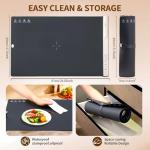Extra Large Silicone Food Warming Mat with Temperature Control